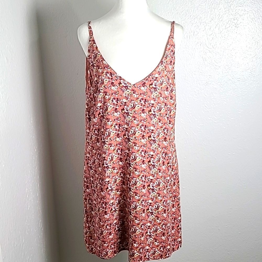 Forever 21 Pink Floral Print Mini-Dress, Size Medium, NWOT